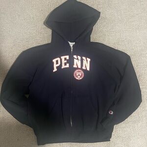 Champion Navy Penn Logo Hoodie